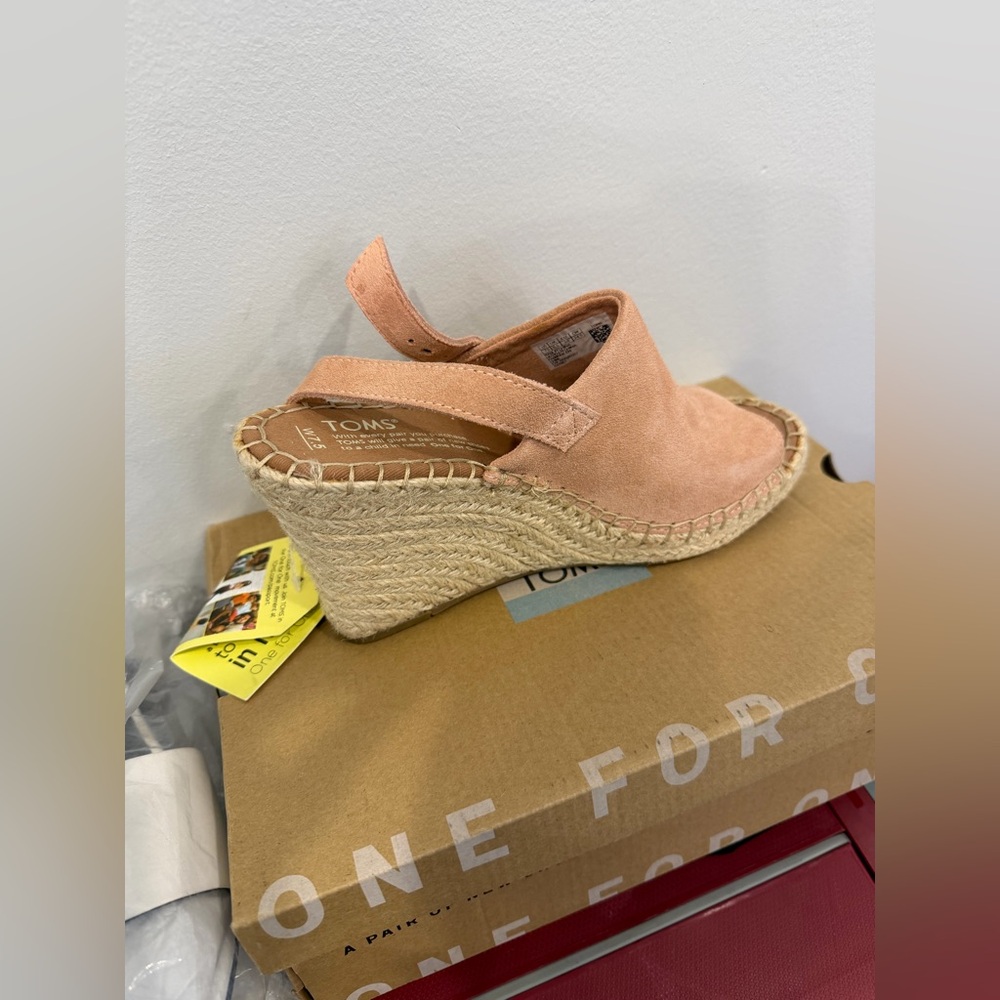 TOMS Women's Peach Espadrille Sandals